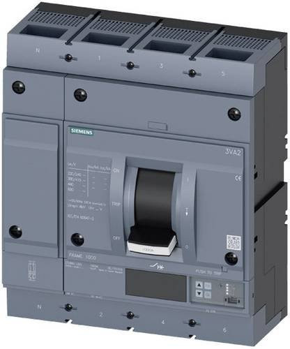 Siemens 3VA2563-5KQ42-0AA0 Leistungsschalter in Grau mit einem Einstellbereich von 252 - 630A und einer maximalen Schaltspannung von 690 V/AC - Bild 1