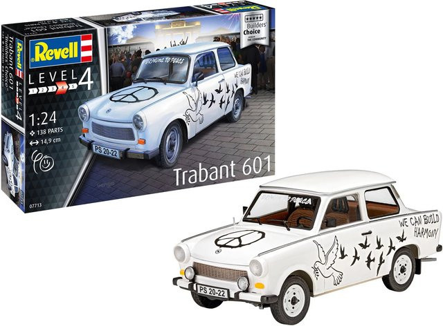 Revell Trabant 601S Builder's Choice, Modellauto, 1:24, ab 12 Jahren - Bild 1