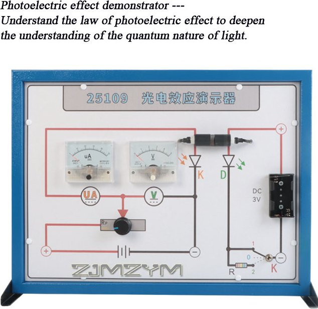 ZJMZYM Demonstrator mit fotoelektrischem Effekt, physikalisches optisches Quanten-Lehrinstrument - Bild 1
