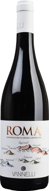 Vini Vannelli Rosso, Roma DOC, Montepulciano, trocken, 2024, Rotwein, 0,75 l - Bild 1