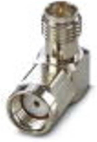 Phoenix Contact HF-Adapter RAD-ADP-RSMA/M-RSMA/F-90 2904790 RSMA Buchse auf RSMA Stecker in Silber - Bild 1