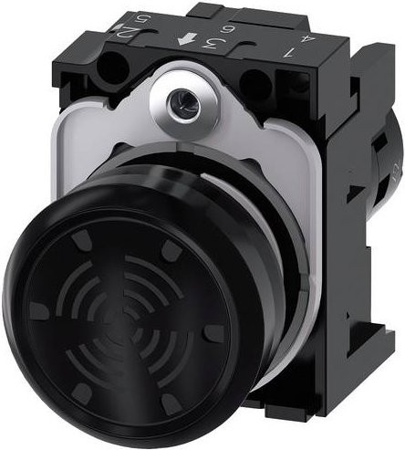 Siemens Akustischer Melder 3SU1200-6LC10-1AA0 in Schwarz aus Kunststoff - Bild 1