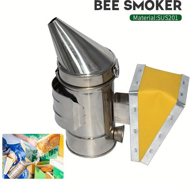 XYNN Bienenräuchergerät aus Edelstahl in Silber/White - Bild 1