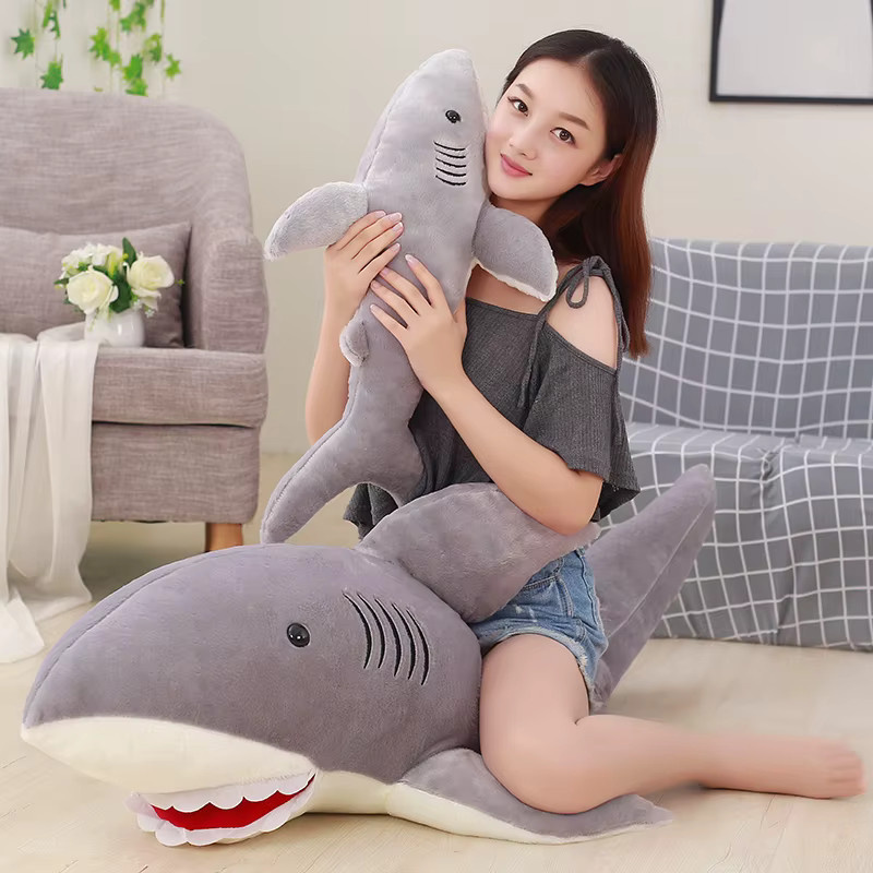 Plüsch Haie Spielzeug Kuscheltiere, Meerestiere, Grau - Bild 2