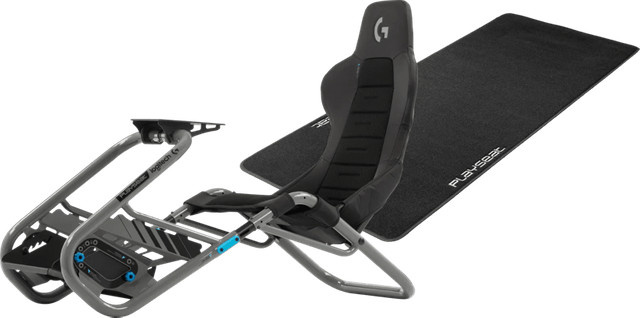 Playseat Trophy Logitech G Edition Racing Simulator in Schwarz inklusive Bodenschutzmatte - Bild 1