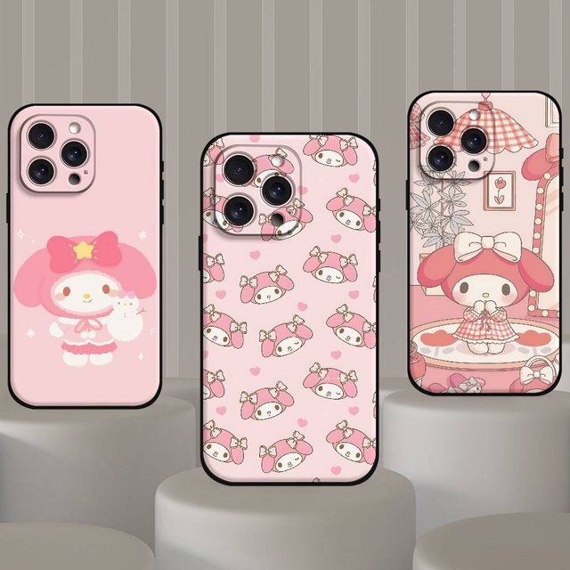 M-Melody Handyhülle für iPhone in Pink, Matte Weiche Silikon-Schutzhülle für verschiedene iPhone Modelle - Bild 1