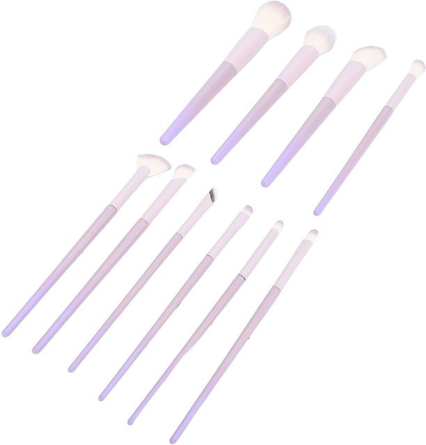 GoolRC Make-up Pinselset, 10 Stück, Weiß, Synthetisch - Bild 1