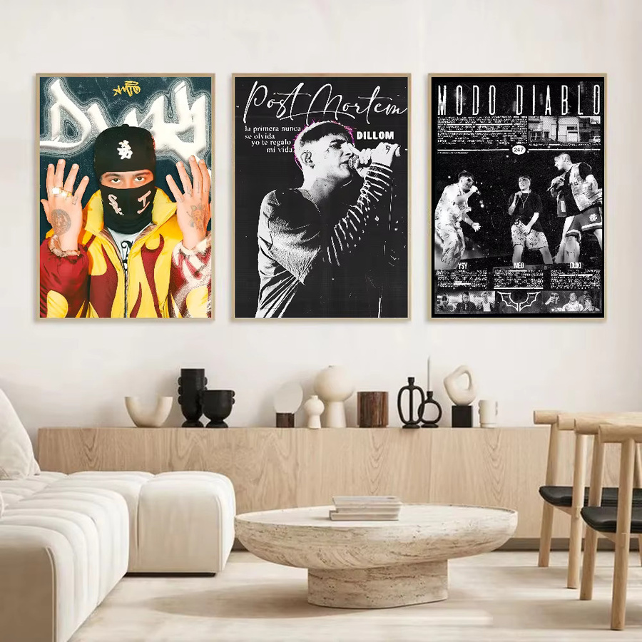 Kayou Rapper Classic Movie Poster Selbstklebender wasserfester Papieraufkleber in Mehrfarbig für deine Wanddekoration - Bild 3