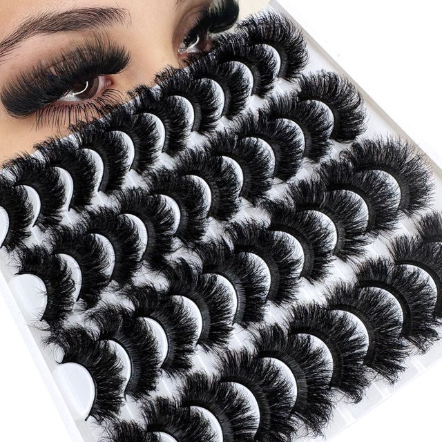 UMIRYAO Wimpern DD Curl Faux Mink, Black, 20 Paar - Bild 1