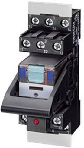 Siemens Steckrelais LZS:PT3A5R24 mit 3 Wechsler, 5er-Pack, Rot/Schwarz - Bild 1
