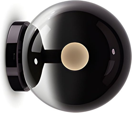 Occhio Luna scura 200 up LED-Wandleuchte in Schwarz mit dimmbarer x-tra warm LED (2200K - 3500K) - Bild 1