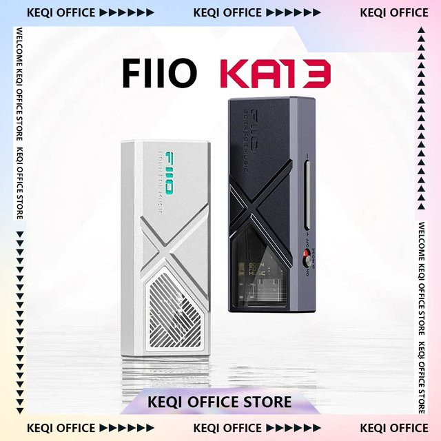 FiiO KA13 Mini-Kopfhörerverstärker USB DAC AMP in Silber mit Dual CS43131 Custom Chips und 550 mW High Power - Bild 1
