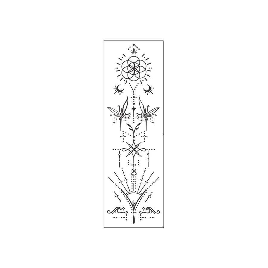 JKCODE TATTOO Finger-Tattoo-Aufkleber, Damen - Bild 4