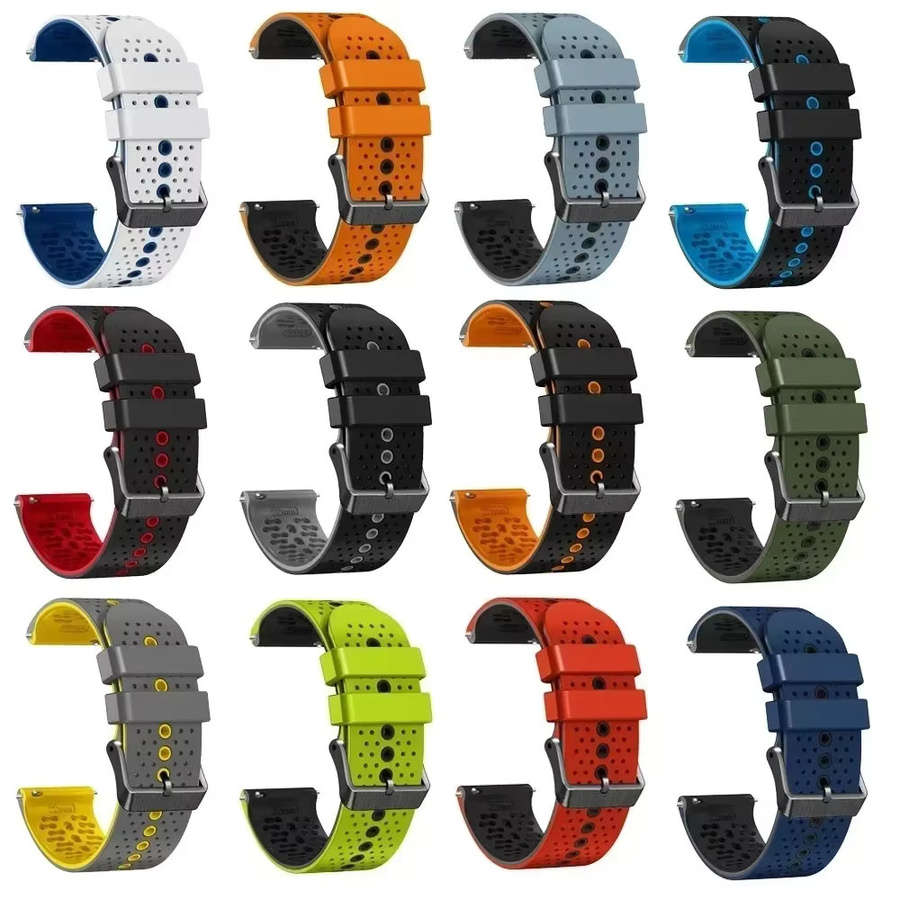 QCTOG Uhrenarmband Silikon, 22 mm, Unisex - Bild 2