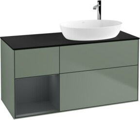 V&B Waschtischunterschrank Finion in Lackoptik, Breite: 120 cm, Tiefe: 50,1 cm, Höhe: 50,1 cm - Bild 1