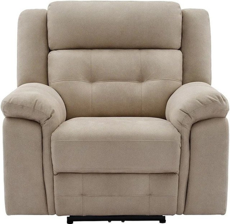 Vente-unique Relaxsessel Ortiano aus Mikrofaser in Beige, Höhe: 103 cm