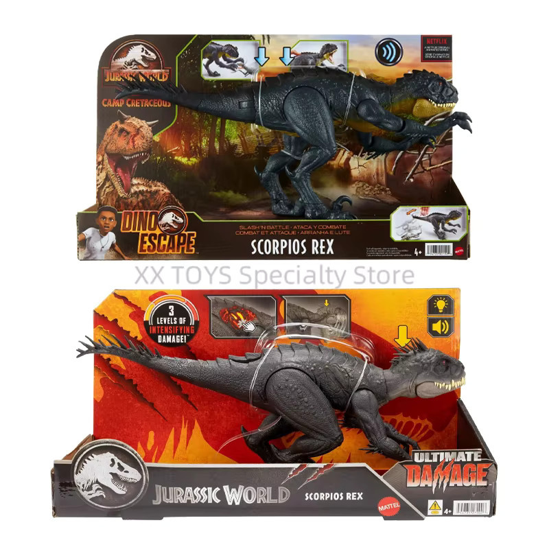 Hasbro Jurassic World Ultimate Damage Scorpios Rex Dinosaurier-Spielzeugfigur, mit Licht und Ton, ab 4 Jahren - Bild 6