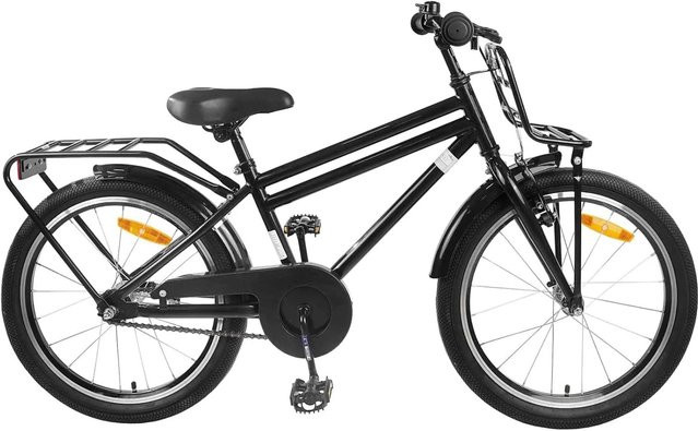 vidaXL Kinderfahrrad 20 Zoll Schwarz für 6-11 Jahre - Bild 1