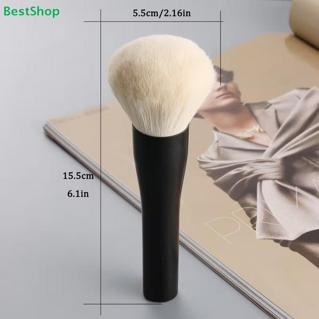 Gesichtspuderpinsel aus synthetischen Fasern, Unisex - Bild 1