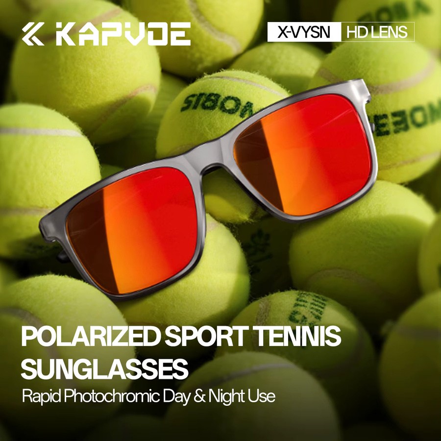 KAPVOE Sonnenbrille, polarisiert, Unisex, Vollrand, Kunststoff - Bild 4