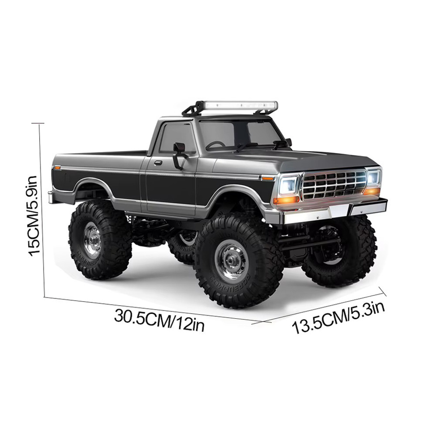 REALACC RC Auto Crawler, 1:16, 2,4G, 4WD, mit LED-Beleuchtung, RTR - Bild 2