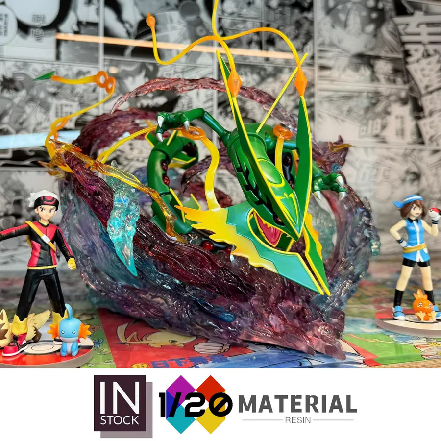 Re-ment Mega Rayquaza Split3-4, Pokémon, 1/12 Resin Scale World, Kunststoff - Bild 3