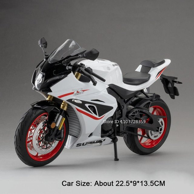 Linyi toy car 1:9 Zx-10R Gsx-1000R Motorrad Spielzeugmodelle, mit Sound und Licht, ab 14 Jahren - Bild 1