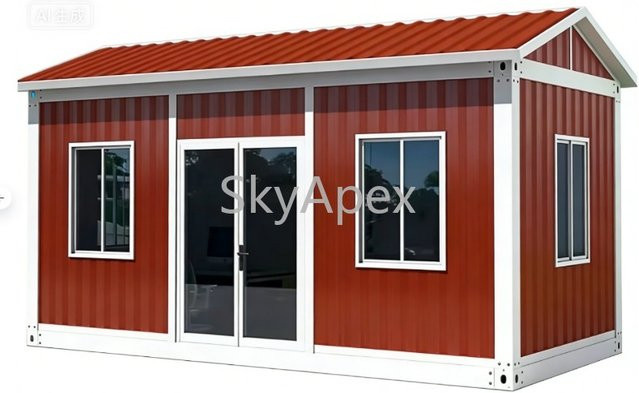 Modernes Prefab Containerhaus mit 3 Schlafzimmern und erweiterbarer Küchenwohnung in den Ausführungen 20 Fuß oder 40 Fuß - Bild 1