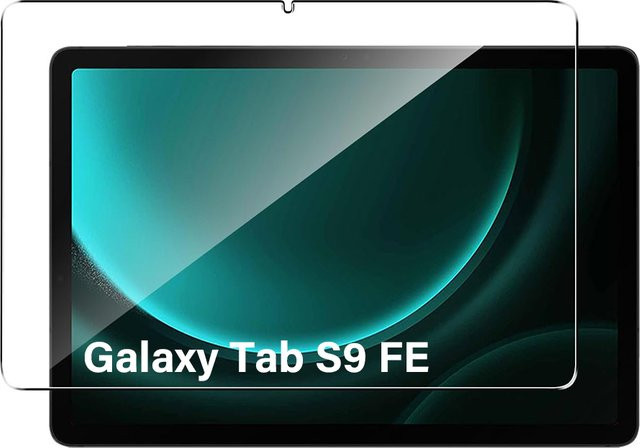 Samsung Displayschutzfolie aus gehärtetem Glas für Galaxy Tab S9 FE 10,9 Zoll SM-X510 SM-X516B transparent - Bild 1