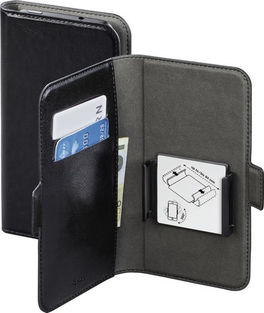 Hama Booklet Smart Move in Schwarz für Smartphones der Größe 4,7 bis 5,1 Zoll - Bild 1