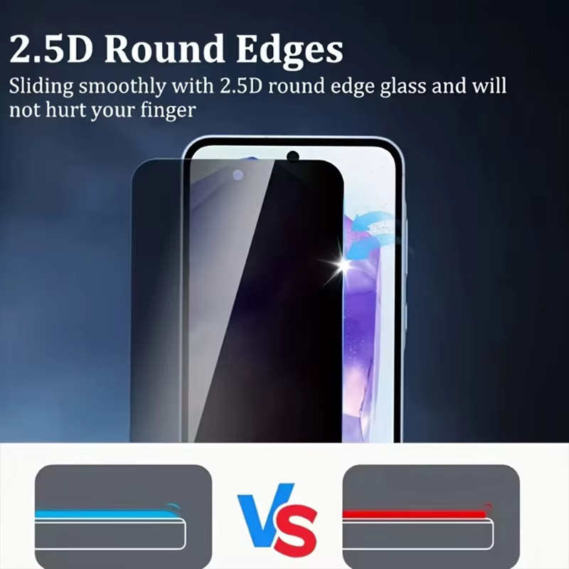 Anti-Spy Sichtschutz Panzerglas Displayschutzfolie für Samsung Galaxy S26 Ultra S25 S24 Plus S23 S22 FE A57 A37 A36 A56 A17 A07 - Bild 4