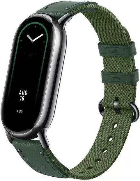 Xiaomi Mi Band 8 Uhrenarmband, Leder, grün, Unisex - Bild 1
