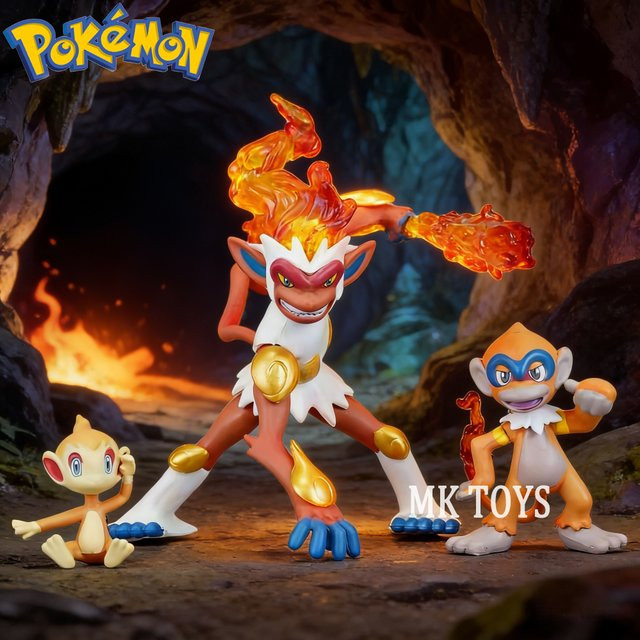 Bandai Pokémon Infernape Actionfigur, 10 cm, PVC - Bild 1
