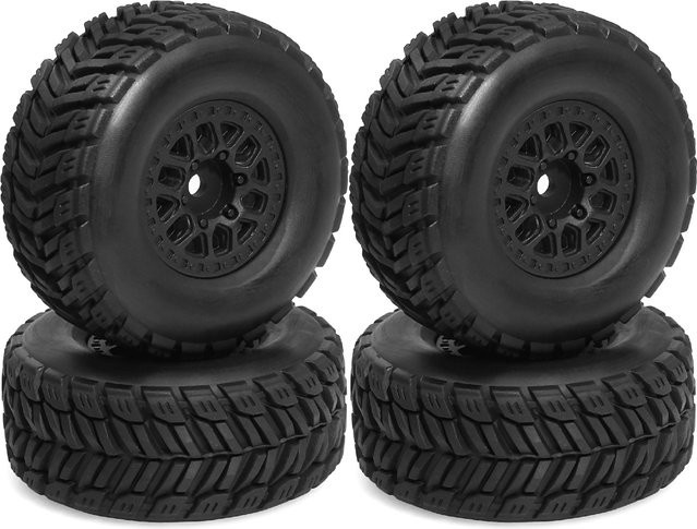 ARRMA RC Short Course Truck Reifen und Räder, 4-teiliges Set, 12 mm Sechskant - Bild 1