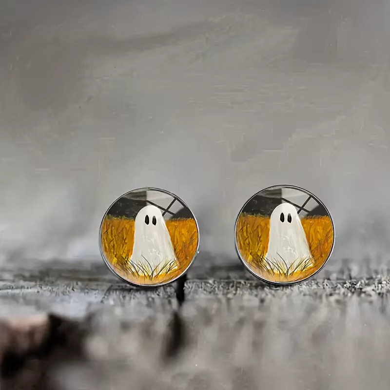 konminry Ohrstecker Edelstahl, Silber, Unisex - Bild 2