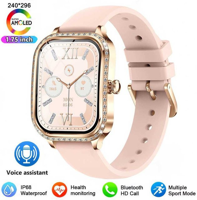 Lucky Start Smartwatch, GPS, Silikon, rosa, Damen - Bild 1
