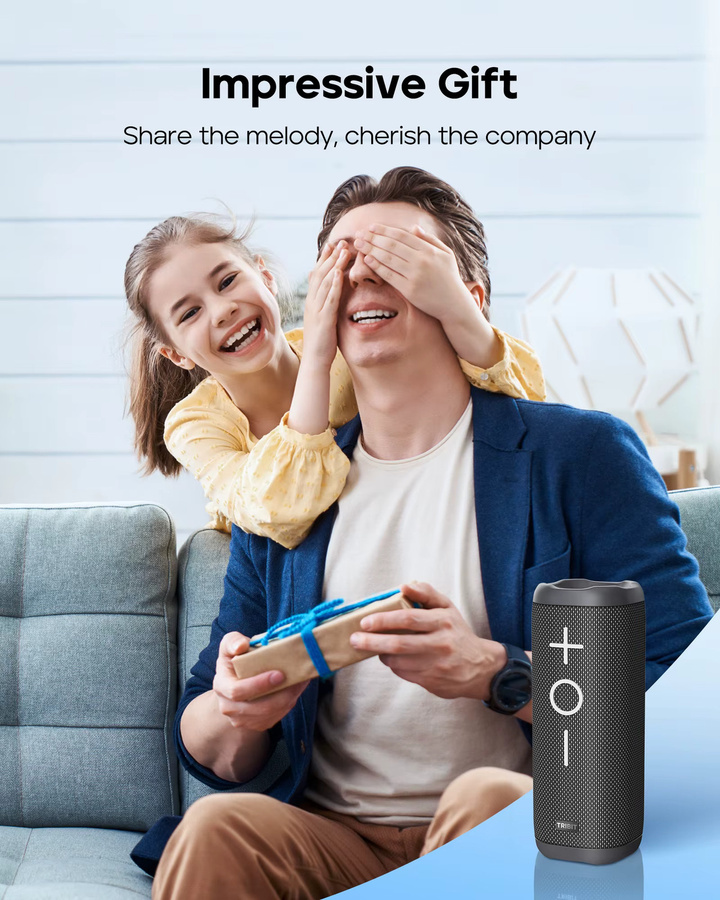 Tribit StormBox 2 Tragbarer Bluetooth-Lautsprecher, 34W Leistung, IPX7 Wasserdicht, Schwarz, 24 Stunden Spielzeit - Bild 7