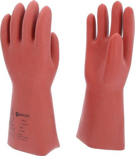 KS Tools Elektrikerhandschuhe aus Latex in Rot, Größe XXL, 1 Paar - Bild 1
