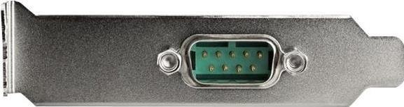 StarTech.com PCIe Serielle Schnittstellenkarte mit 1 Port RS-232 und 16950 UART, 921,4 Kbps, Low-Profile, Farbe: Silber - Bild 1