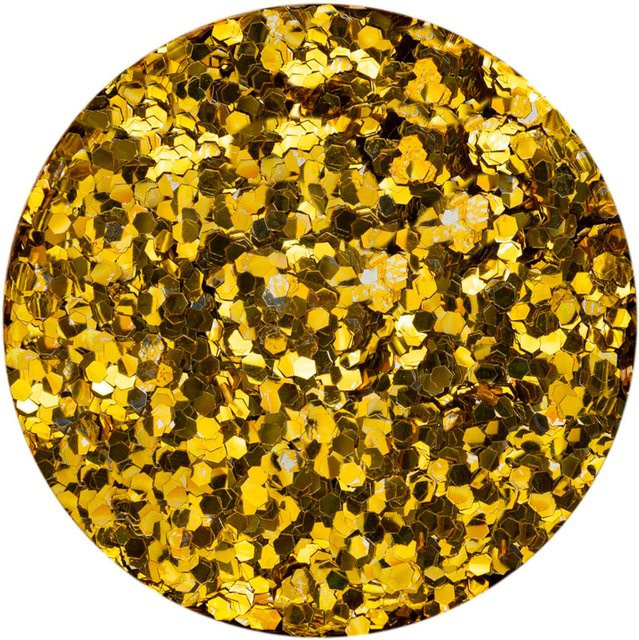 Glorex Bio Glitter grob Gold - Bild 1