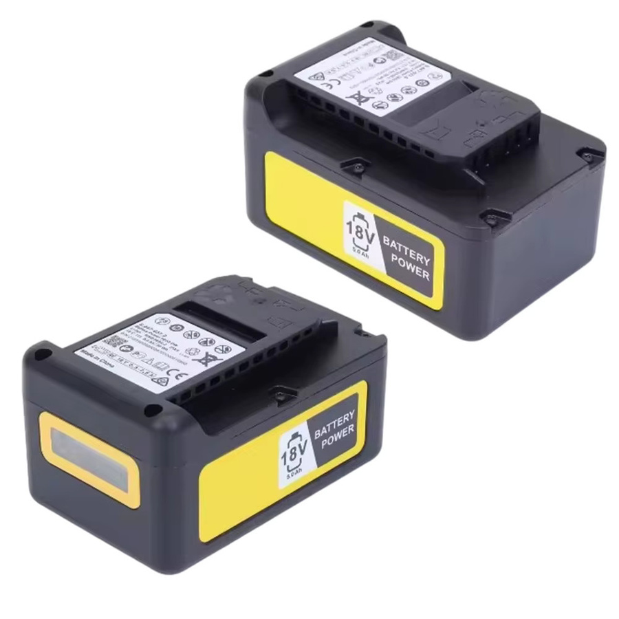 ALalito Lithium-Ionen-Akku 18V 5,0Ah 90Wh mit LCD-Anzeige als Ersatz für Kärcher Akku-Plattformwerkzeuge 24450350, Schwarz - Bild 3