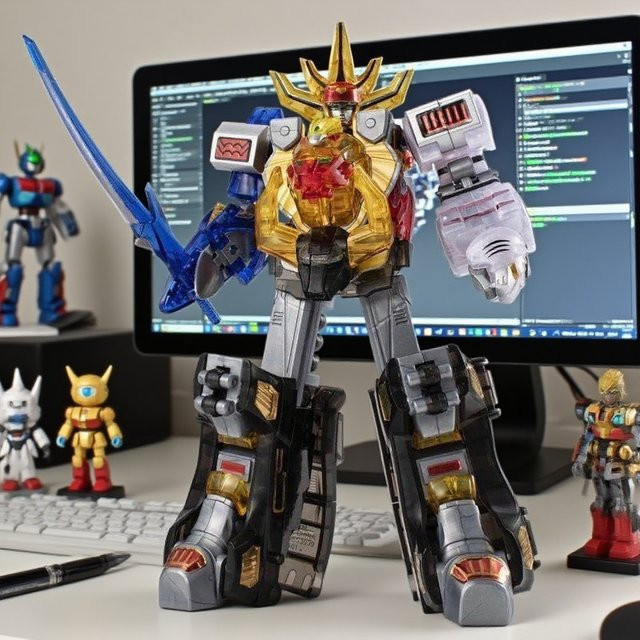Bandai Hyakujuu Sentai Gaoranger GaoKing, Actionfigur, Clear Color, Modellbausatz - Bild 1