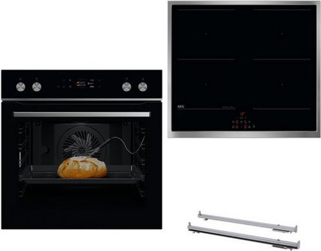 AEG Einbauherdset FXHS24M65 mit Induktionskochfeld und Backofen in Schwarz und Edelstahl mit WiFi und Pyrolyse-Selbstreinigung - Bild 2