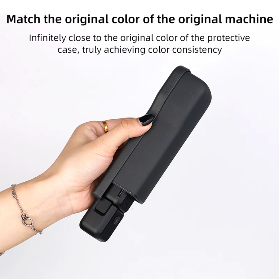 Sheingka Schutzhülle für DJI Osmo Pocket 3 in Schwarz mit kratzfestem Objektiv- und Bildschirmschutz - Bild 2