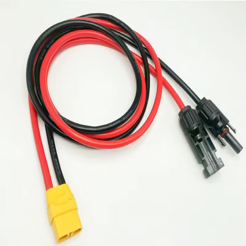 bytebattle XT90 Buchse und Stecker auf Solar-Steckverbinder Verlängerungskabel mit 10 AWG Silikonummanteltem Draht für Tragbare Solaranlagen - Bild 5