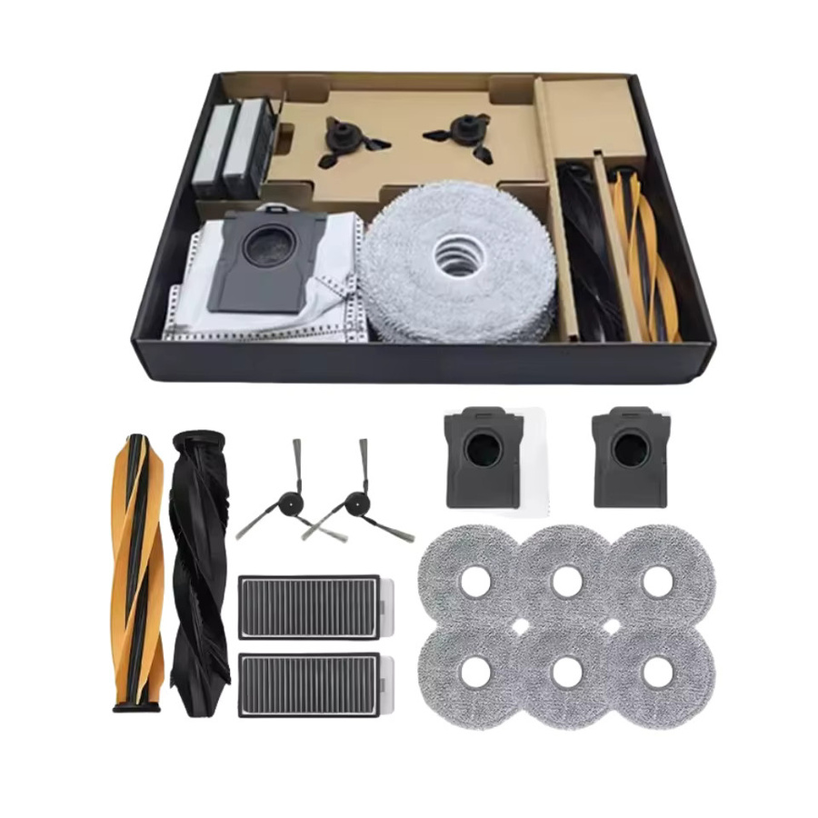 Dreame X50 Ultra Zubehör Set mit Doppelwalzenbürsten, Seitenbürsten, Filtern, Wischpads und Staubbeuteln für L50 Ultra und L40s Ultra in Multicolour - Bild 3