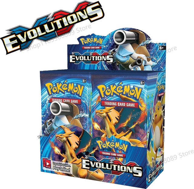 Bandai Pokémon Evolutions Booster Box, Sammelkartenspiel, 360 Stück, ab 6 Jahren - Bild 1