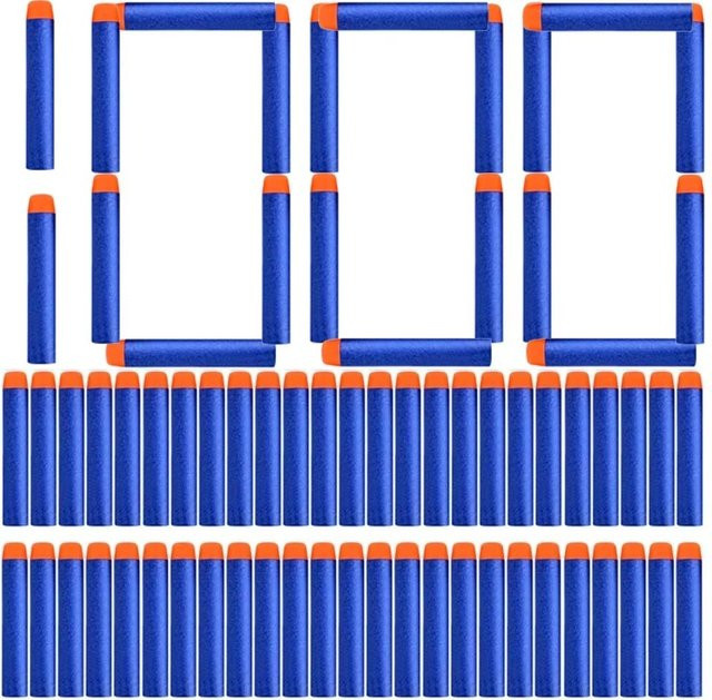 ZIVCONCING Blaue Solide Rundkopf-Kugeln, Nachfüllpack, Schaumstoff - Bild 1