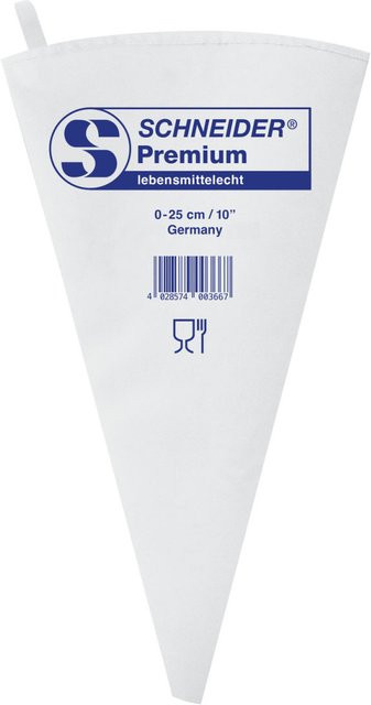 Schneider Spritzbeutel aus Kunststoff, weiß, Länge: 25 cm - Bild 1
