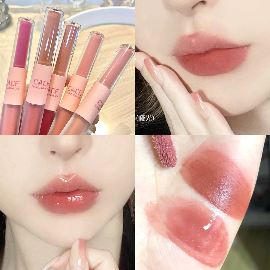 CACE Double Head Liquid Lipstick, Matt, 2-in-1 Lip Glaze - Bild 1